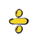 ÷